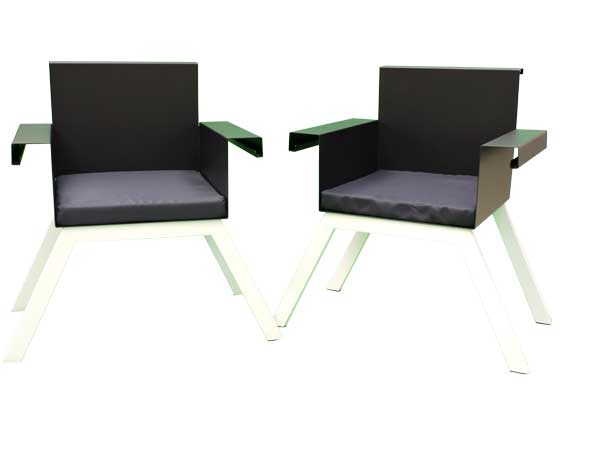 Chaise et fauteuil tendance design industriel made in France