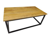 Table basse tendance en bois et métal déco design