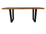 Table de salon pieds en trapèze déco design