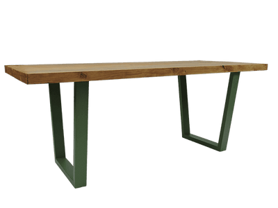 Table de salon pieds en trapèze déco design