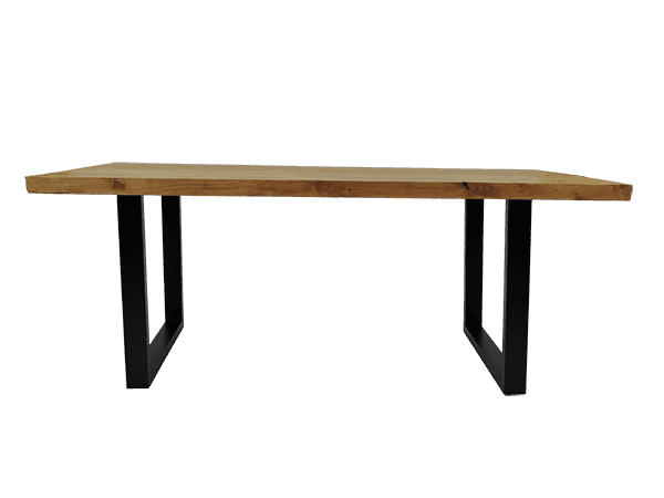Table de salon pieds en forme de rectangle