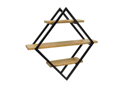 Déco d intérieur étagère moderne en bois et en métal