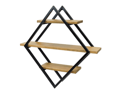 Déco d intérieur étagère moderne en bois et en métal