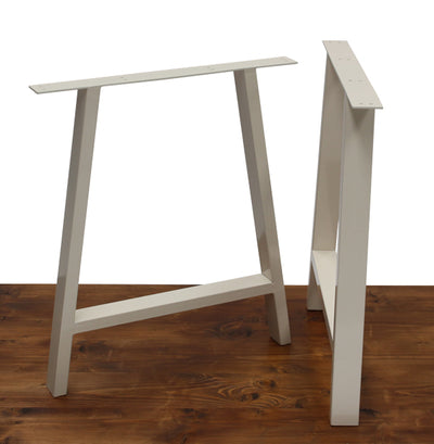 Pieds de table industriel métalliques en A design