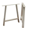 Pieds de table industriel métalliques en A design