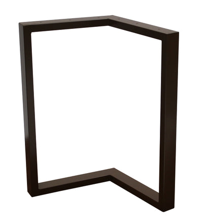 Pieds de table industriel métalliques en M design